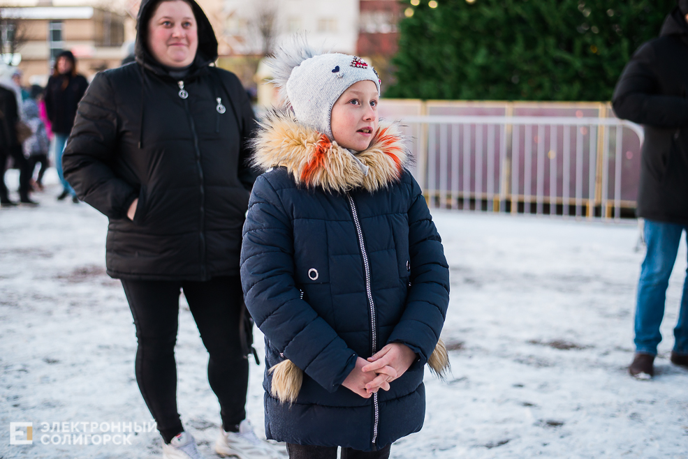 рождественский концерт на площади