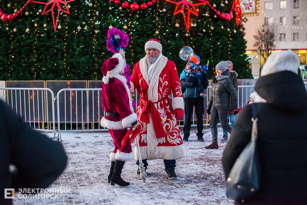 рождественский концерт на площади
