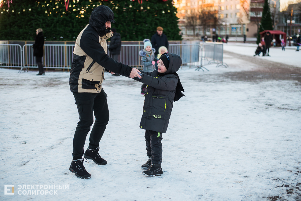 рождественский концерт на площади