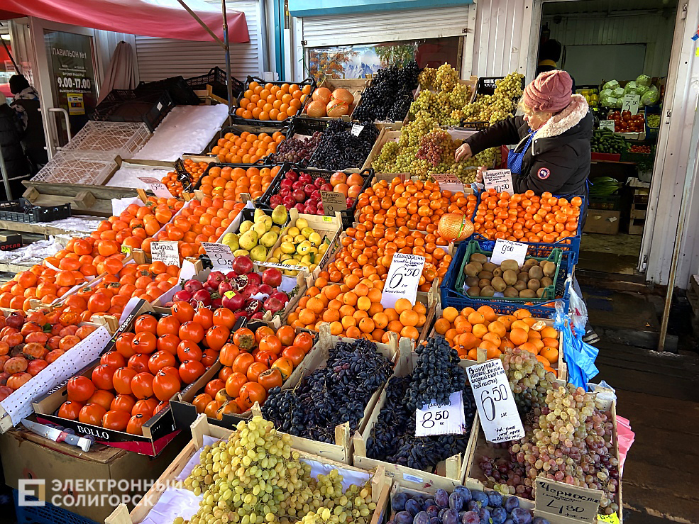 цены на продукты на рынке