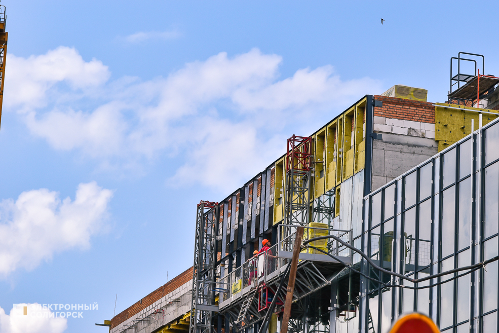 Дорожные работы на улице Горького в Солигорске