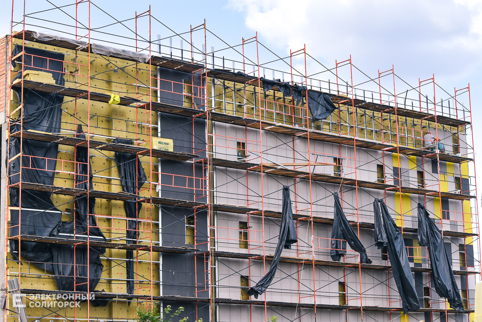 Дорожные работы на улице Горького в Солигорске