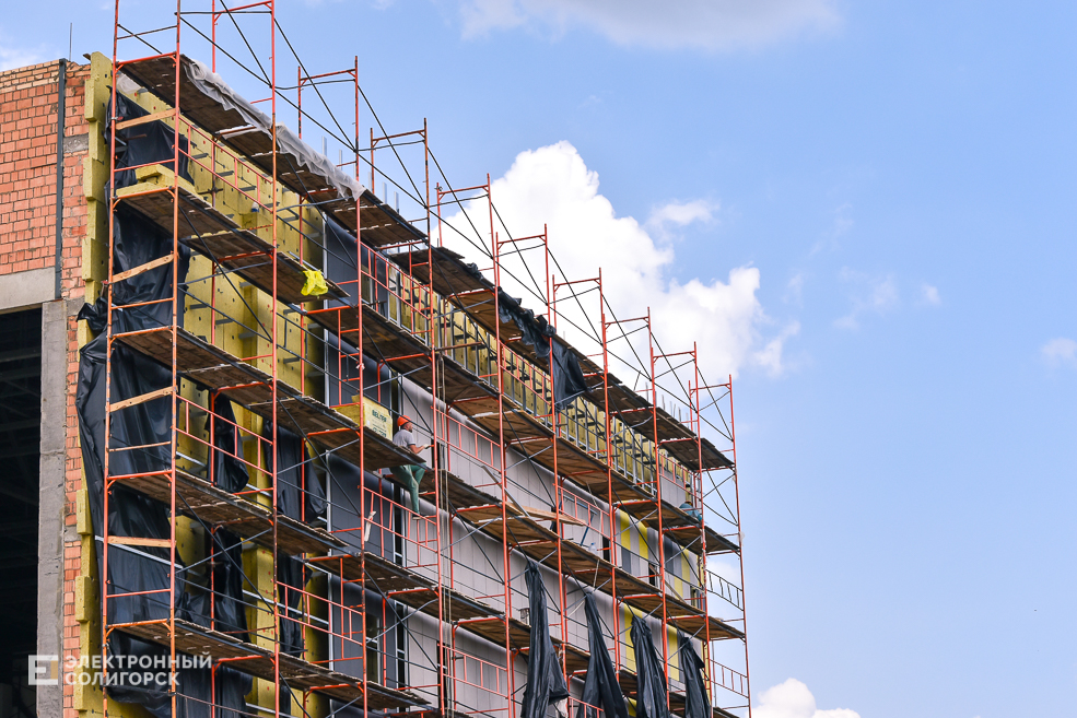 Дорожные работы на улице Горького в Солигорске