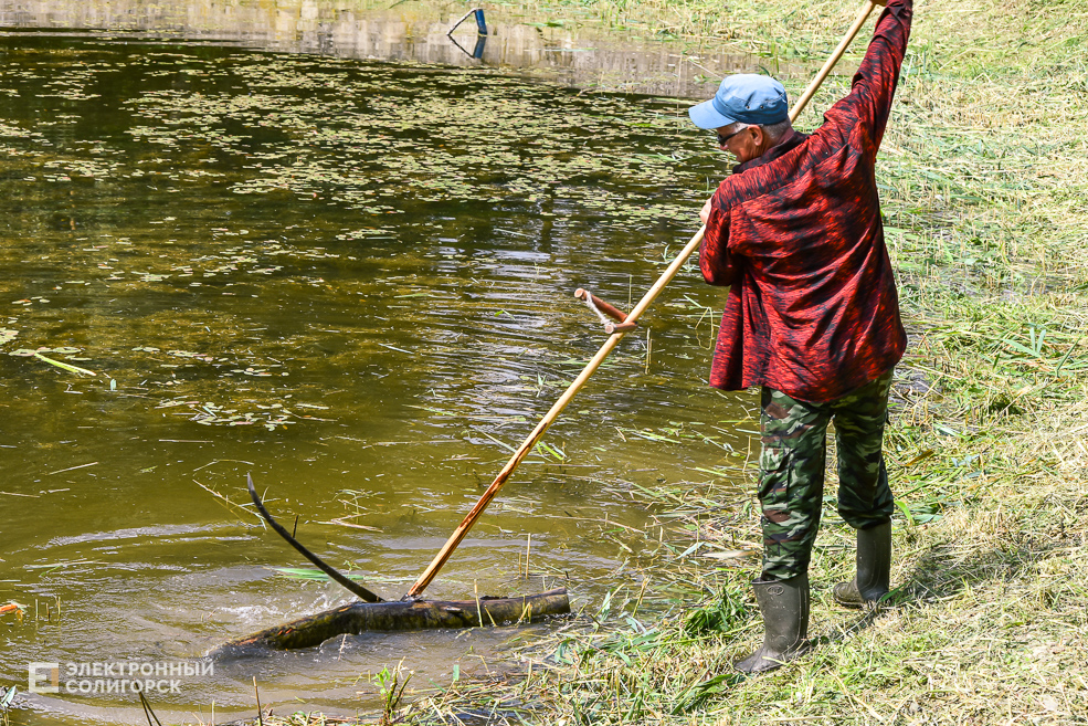 Благоустройство пруда на улице Лесной в Солигорске
