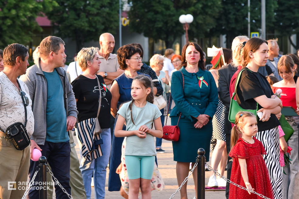 Концерт и салют в Солигорске в День Независимости Республики Беларусь