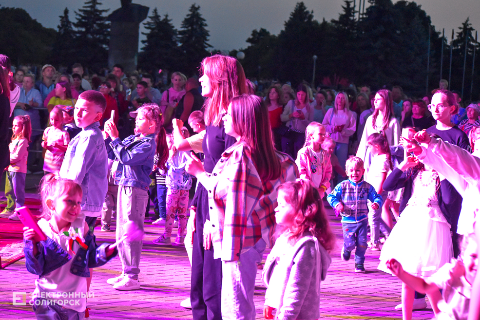 Концерт и салют в Солигорске в День Независимости Республики Беларусь