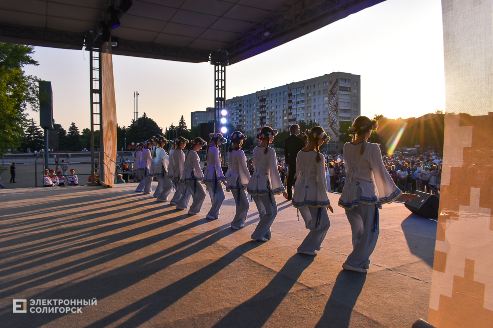 Концерт и салют в Солигорске в День Независимости Республики Беларусь
