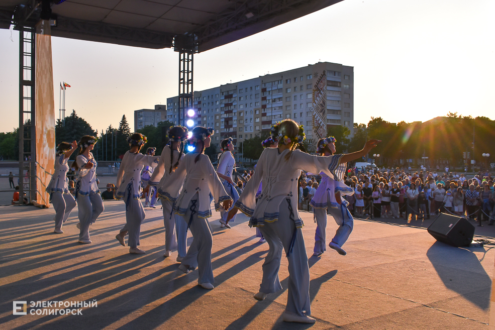 Концерт и салют в Солигорске в День Независимости Республики Беларусь
