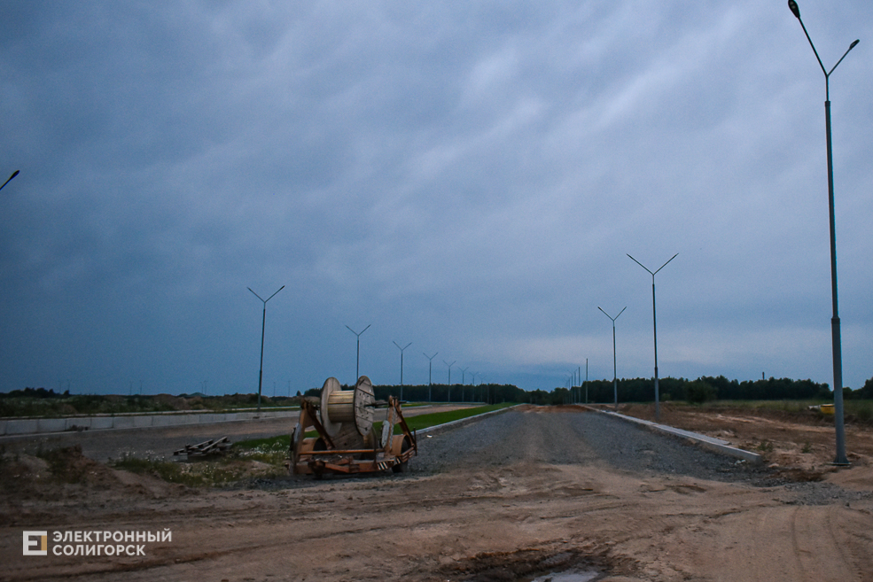 Новые улицы в Солигорске. Строительство нового микрорайона