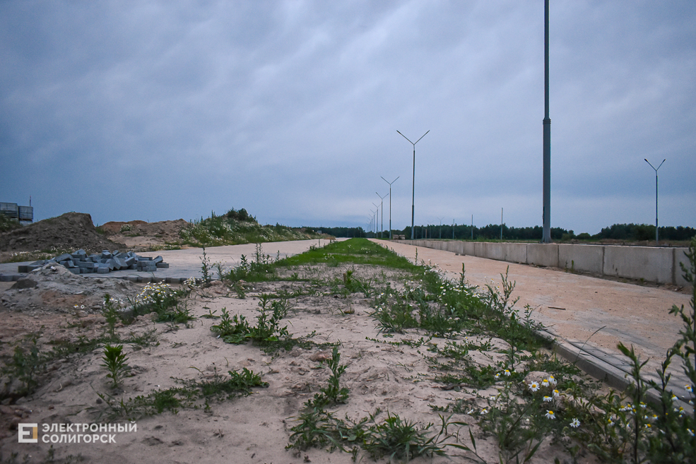 Новые улицы в Солигорске. Строительство нового микрорайона