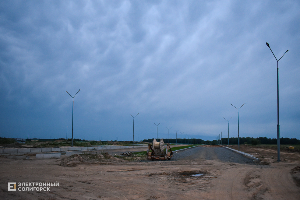 Новые улицы в Солигорске. Строительство нового микрорайона