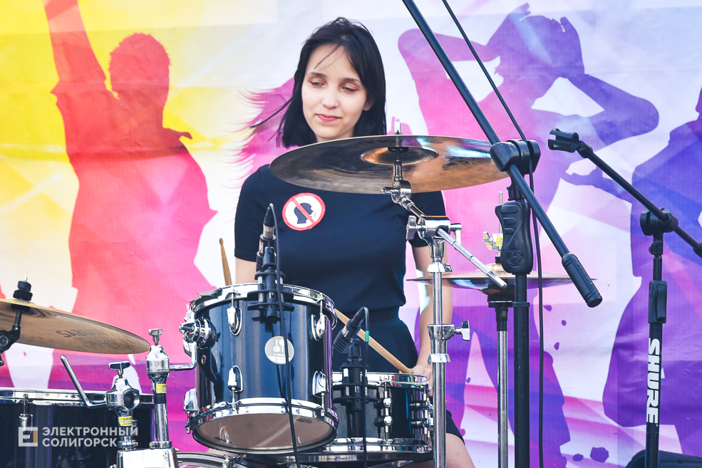 День молодёжи в Солигорске, рок-концерт и дискотека