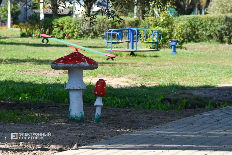 Парк в Красной Слободе Солигорского района