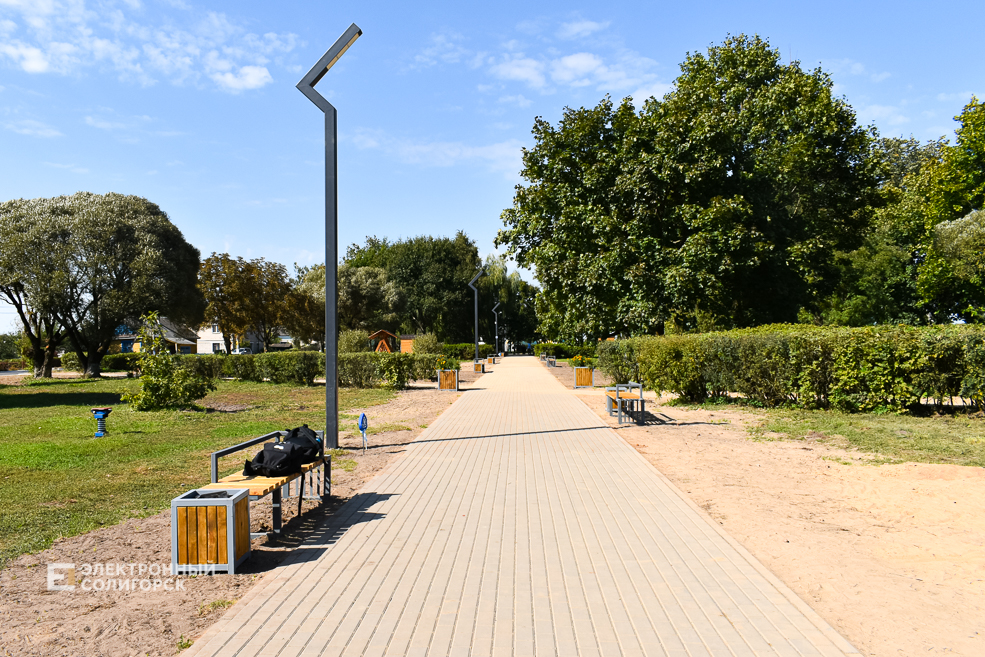 Парк в Красной Слободе Солигорского района