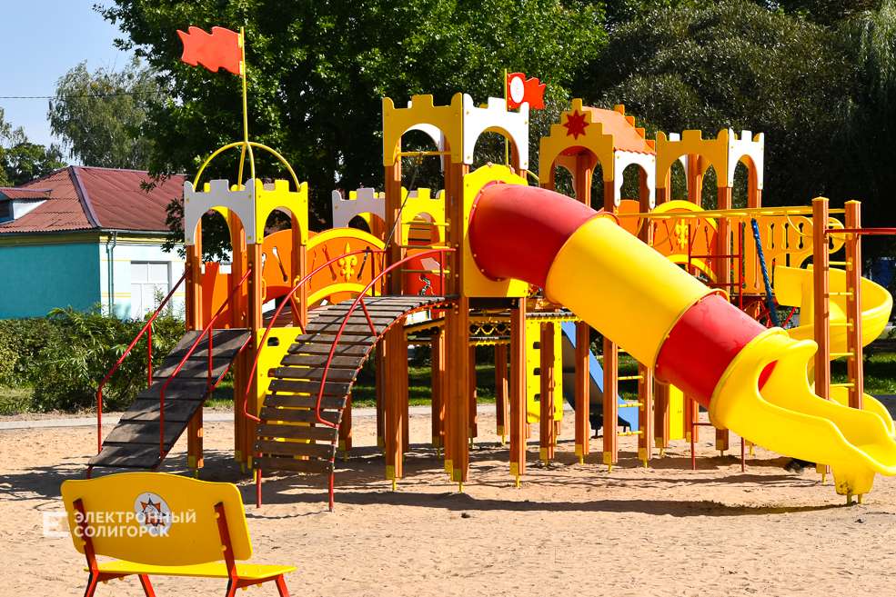 Парк в Красной Слободе Солигорского района