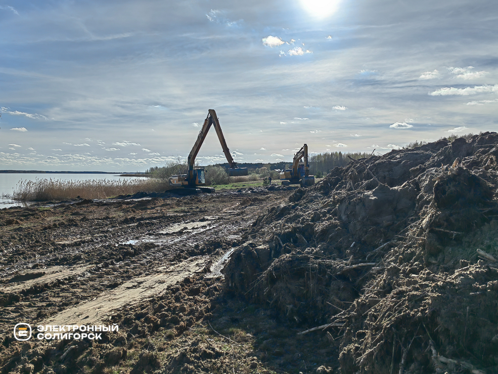 Городской пляж в Солигорске