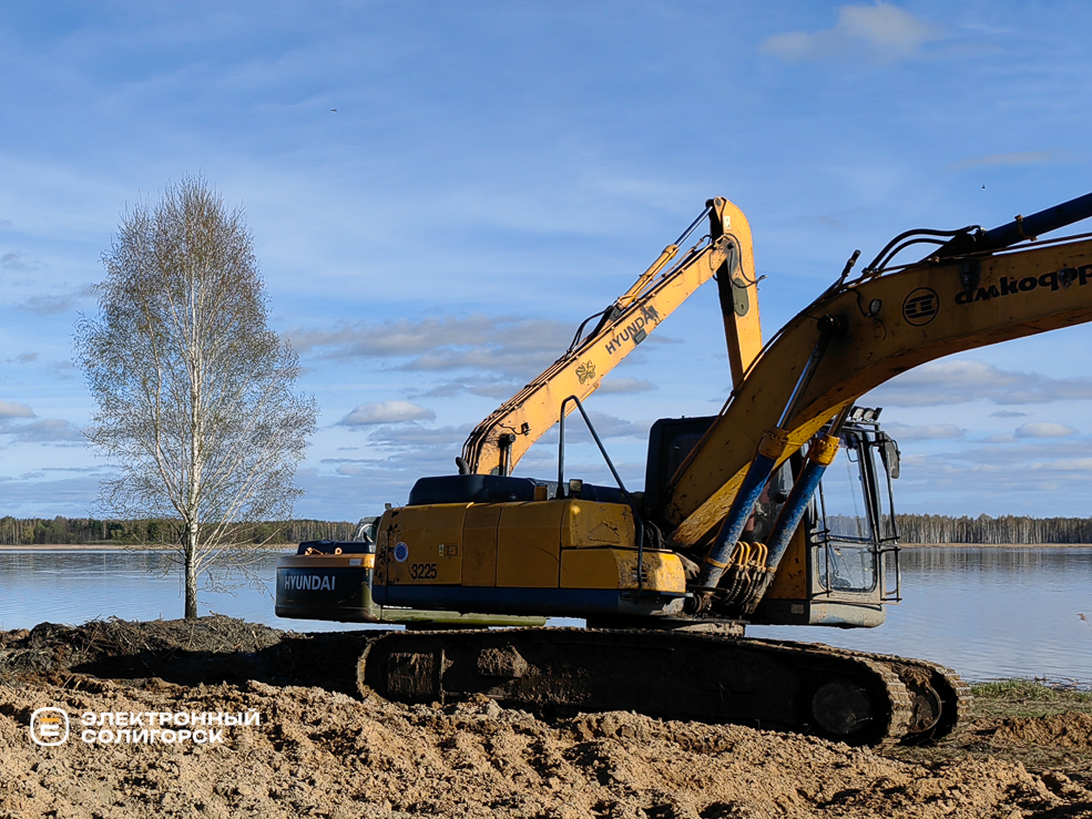 Городской пляж в Солигорске