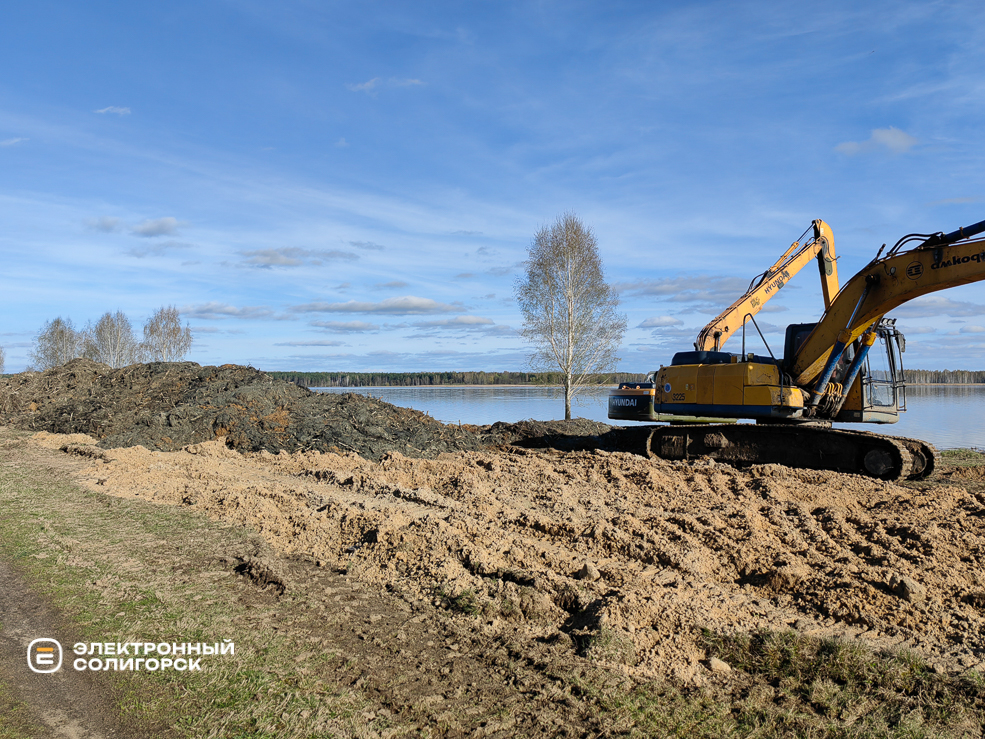 Городской пляж в Солигорске
