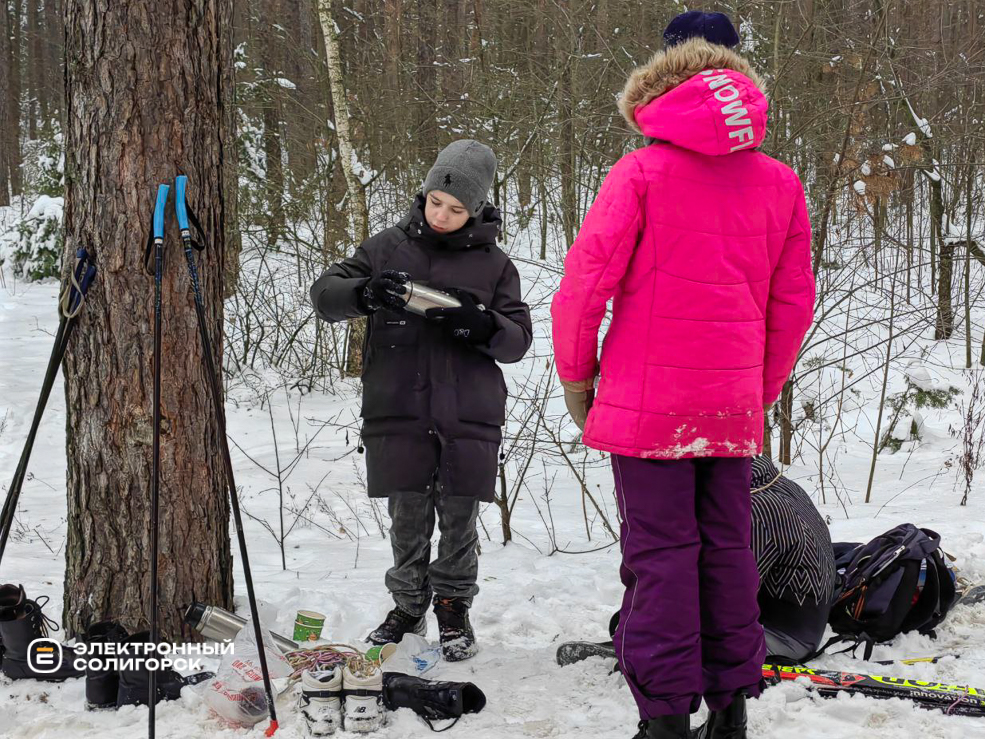 Снежный снайпер в Солигорске