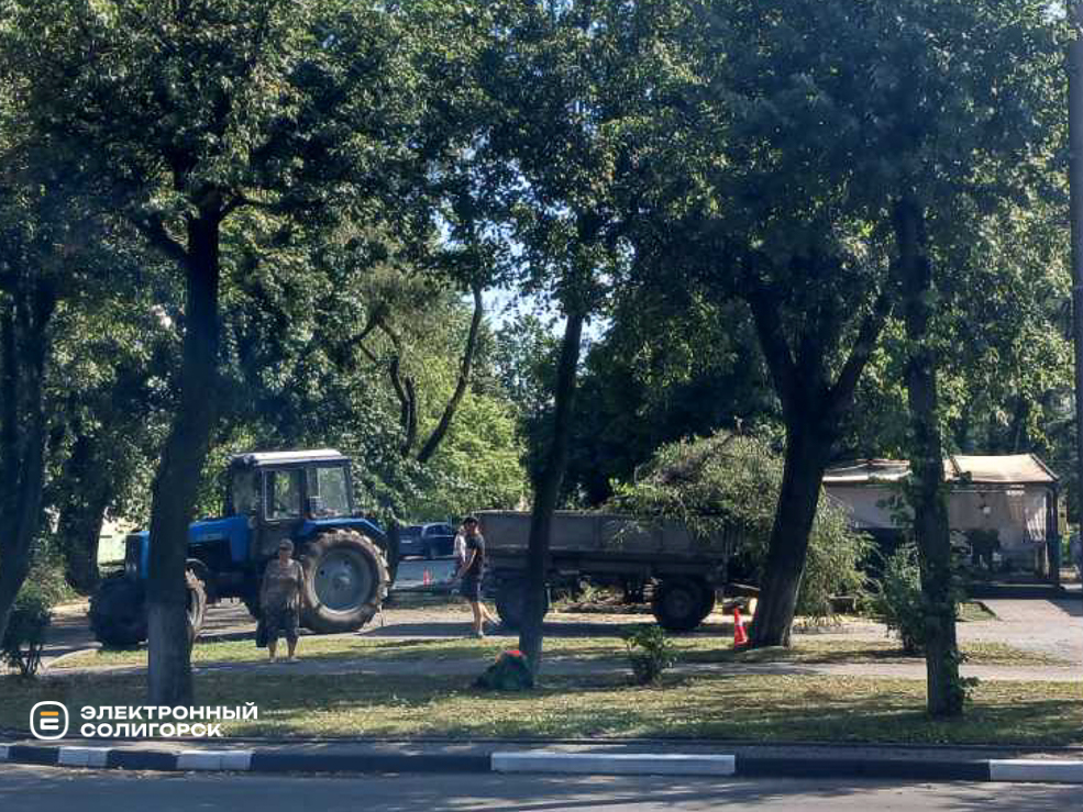 Последствия грозы в Солигорске