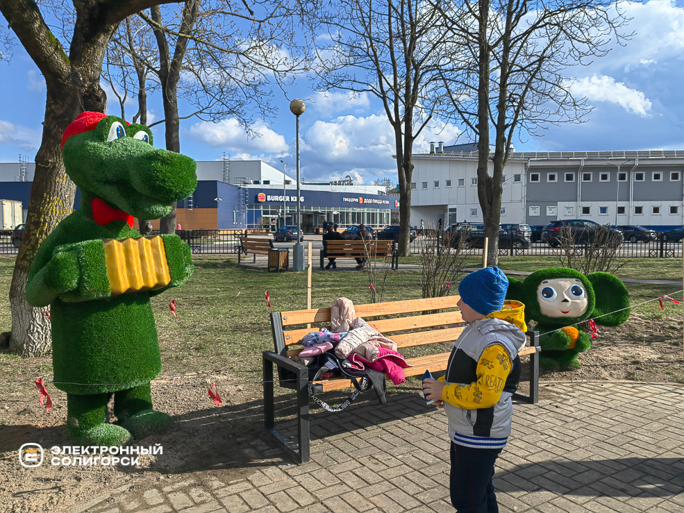 Чебурашка в белорусском Солигорске