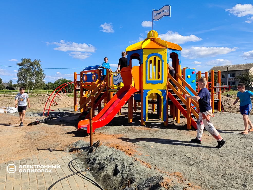 Парк в агрогородке Кривичи Солигорского района