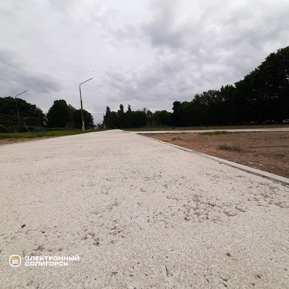 Ремонт стадиона в СШ4 г. Солигорска