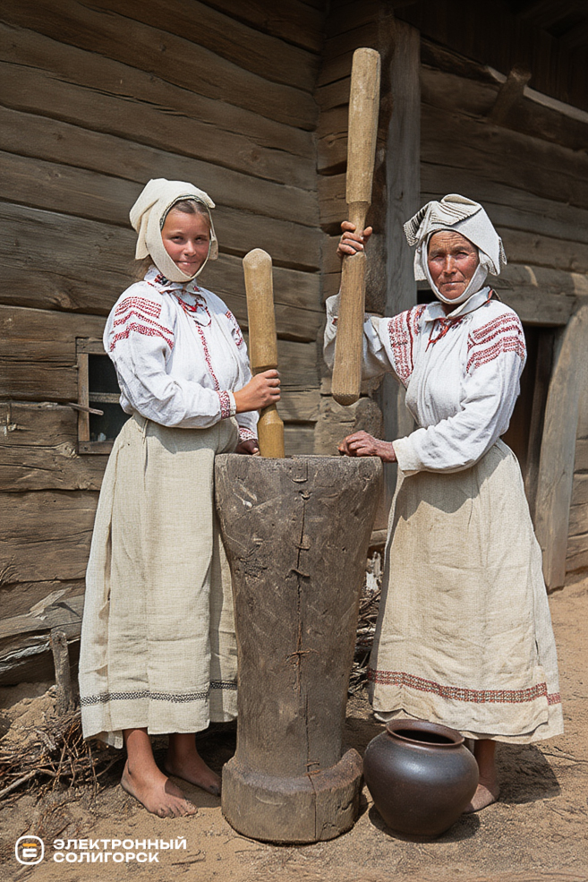 Жизнь Полесья в 1910-1930-х гг. оцвечено Электронным Солигорском