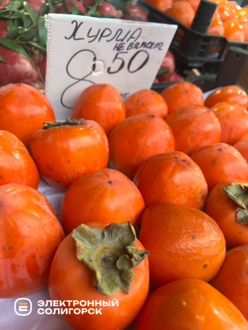 Почем хурма на рынке Октябрьском в Солигорске?