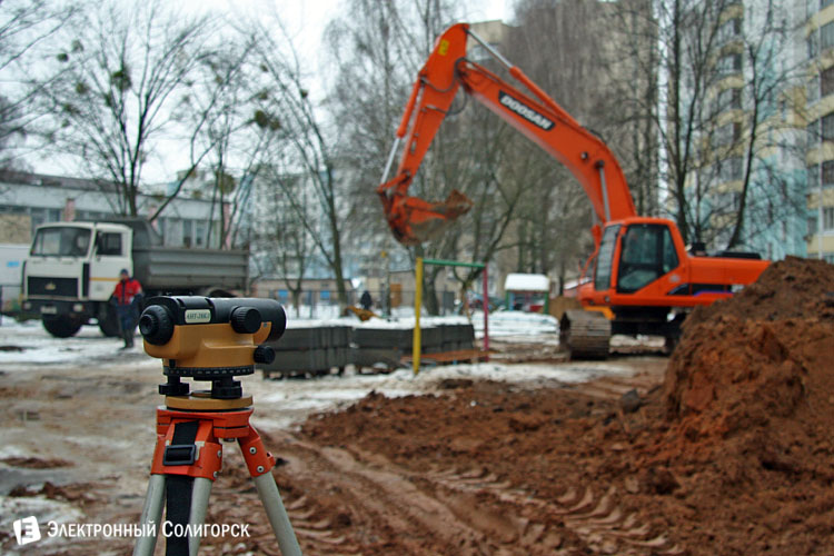 реконструкция улицы Набережной в Солигорске