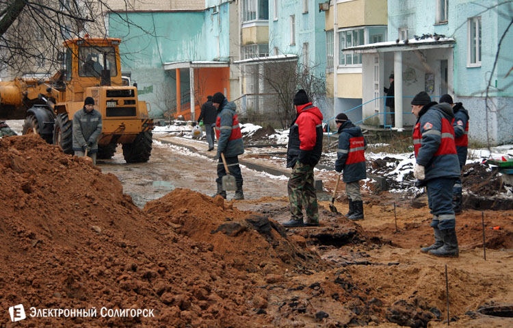 реконструкция улицы Набережной в Солигорске