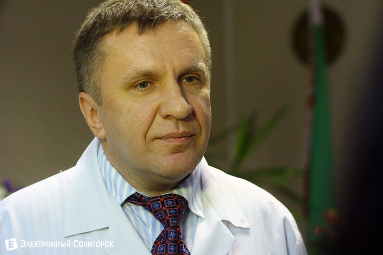 главврач Солигорской ЦРБ Александр Лапусто