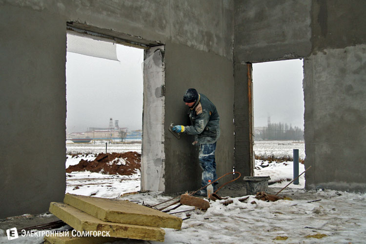 строительство супермаркета в Солигорске